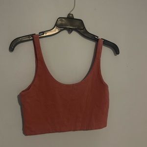 PINK HALARA CROPPED TANK TOP